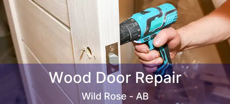  Wood Door Repair Wild Rose - AB