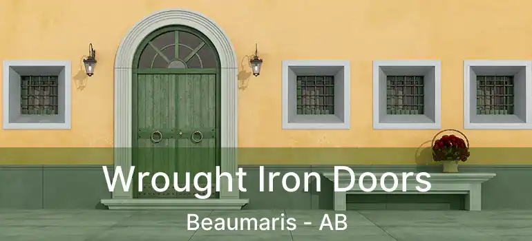  Wrought Iron Doors Beaumaris - AB