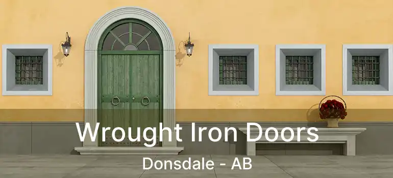  Wrought Iron Doors Donsdale - AB