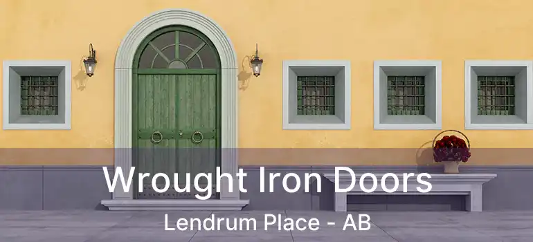  Wrought Iron Doors Lendrum Place - AB
