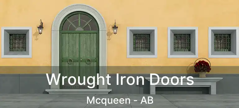  Wrought Iron Doors Mcqueen - AB