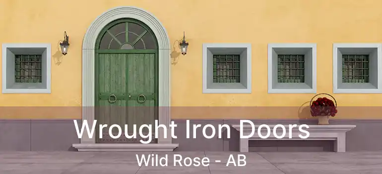 Wrought Iron Doors Wild Rose - AB